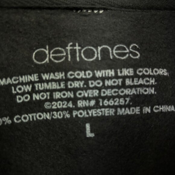 Deftones Dia de los Deftones Rock Show Line-Up Band Hoodie L - Picture 4 of 4